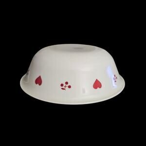 Corelle Red Hearts Berry 6.5 Inch Bowls Set of 4 USA